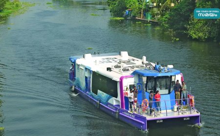 ആലപ്പുഴയിലും കൊല്ലത്തും വാട്ടർ മെട്രോ വരുന്നു; പഠനം നടത്തി റിപ്പോർട്ട് ദേശീയ ജലപാത അതോറിറ്റിക്ക് സമർപ്പിച്ചു